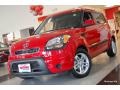 2010 Molten Red Kia Soul +  photo #1