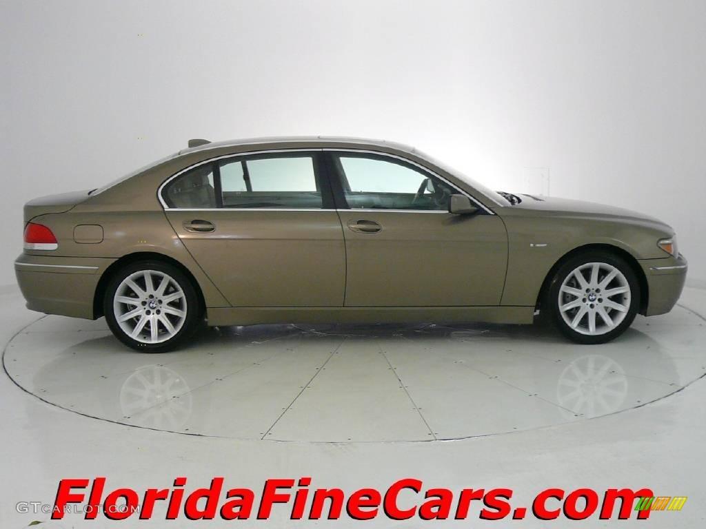 2003 7 Series 745Li Sedan - Kalahari Beige Metallic / Dark Beige/Beige III photo #4