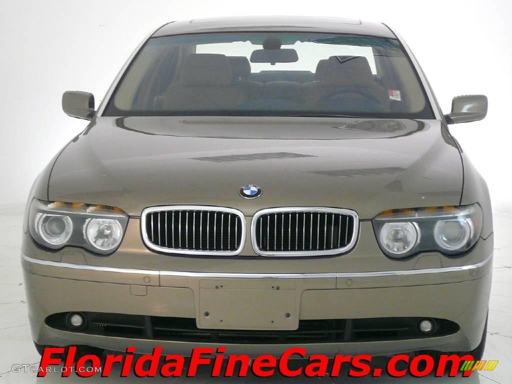 2003 7 Series 745Li Sedan - Kalahari Beige Metallic / Dark Beige/Beige III photo #5