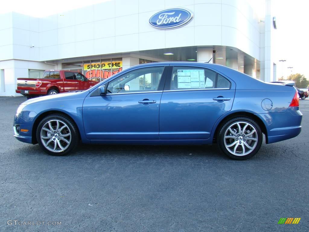 2010 Fusion SE - Sport Blue Metallic / Charcoal Black photo #5