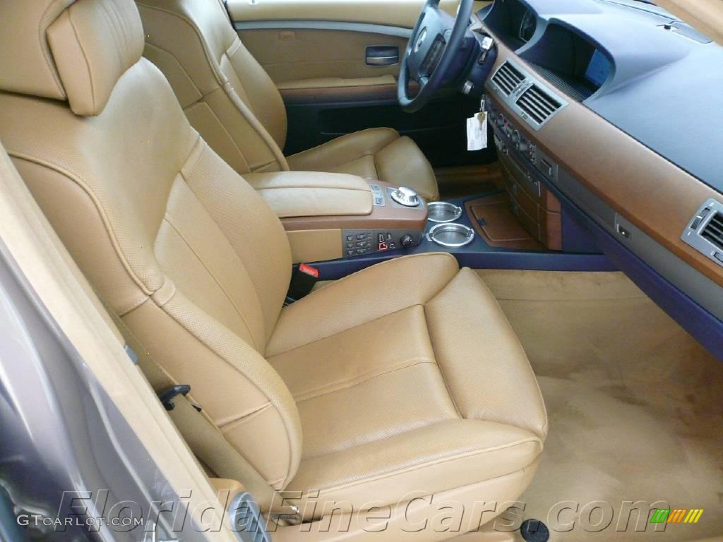 2003 7 Series 745Li Sedan - Kalahari Beige Metallic / Dark Beige/Beige III photo #14