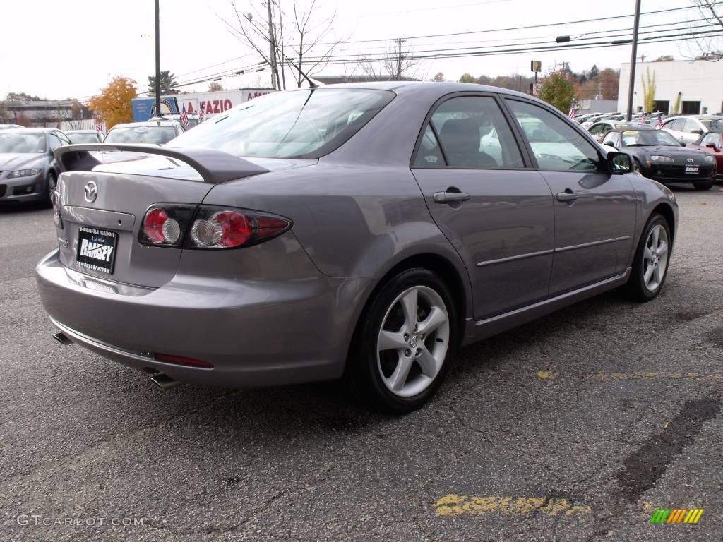 2007 MAZDA6 i Sport Sedan - Tungsten Gray Metallic / Black photo #3