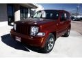 2008 Inferno Red Crystal Pearl Jeep Liberty Sport 4x4  photo #23