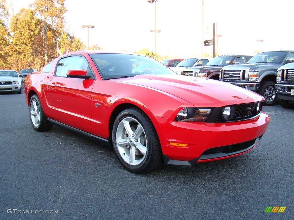 2010 Mustang GT Coupe - Torch Red / Charcoal Black photo #1
