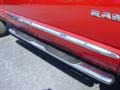 2008 Inferno Red Crystal Pearl Dodge Ram 1500 Laramie Quad Cab 4x4  photo #9