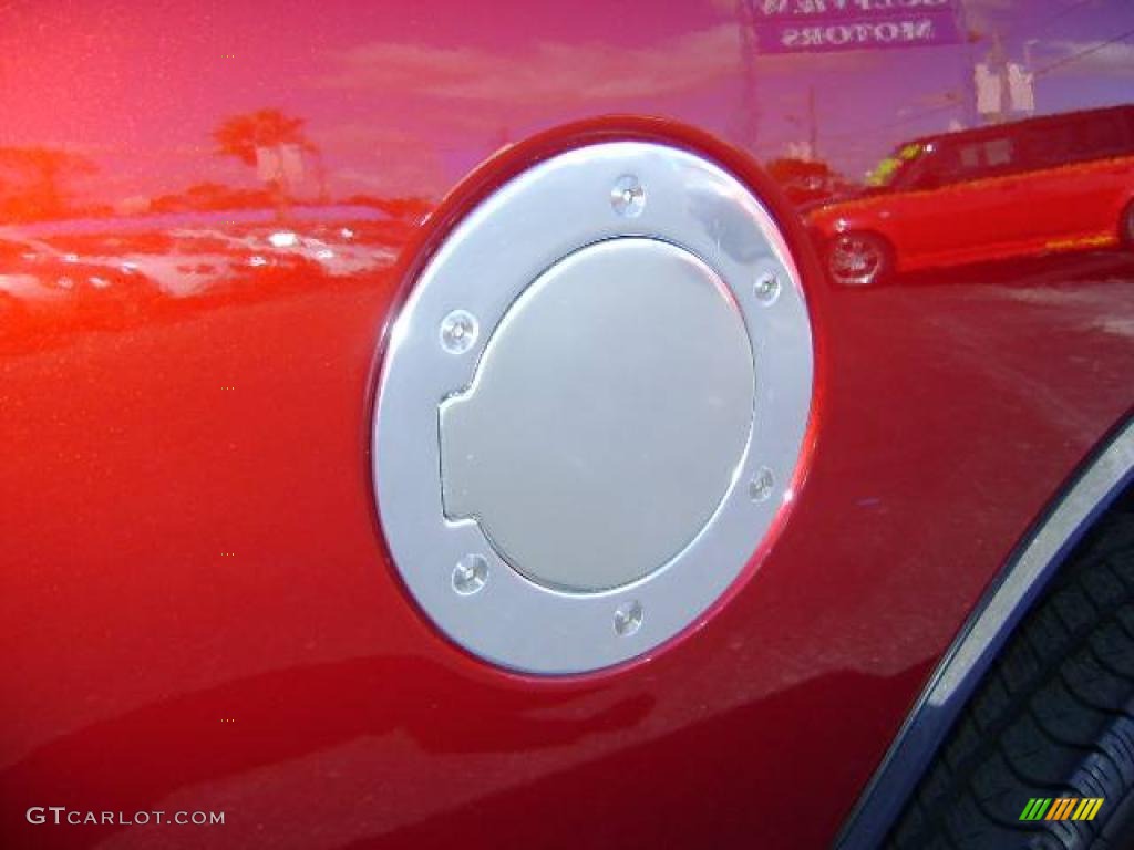 2008 Ram 1500 Laramie Quad Cab 4x4 - Inferno Red Crystal Pearl / Medium Slate Gray photo #12
