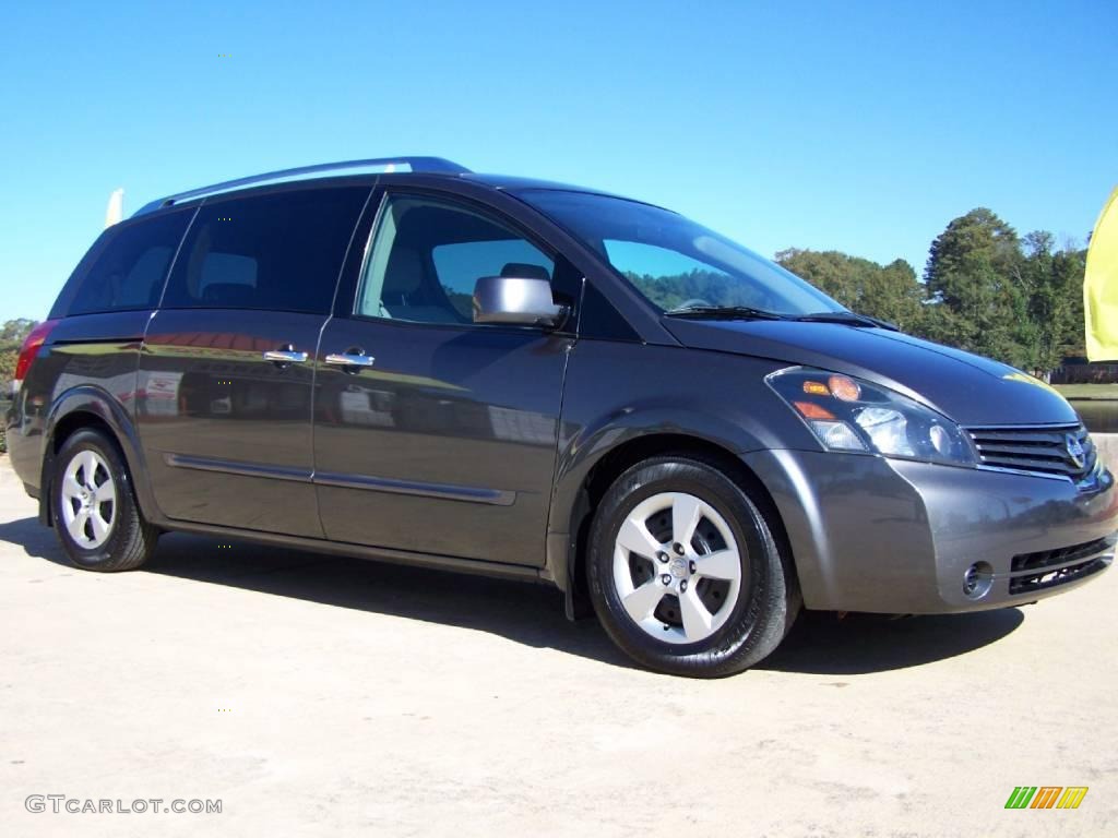 Smoke Gray Metallic Nissan Quest