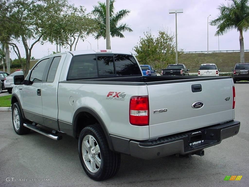 2006 F150 FX4 SuperCab 4x4 - Silver Metallic / Black photo #6