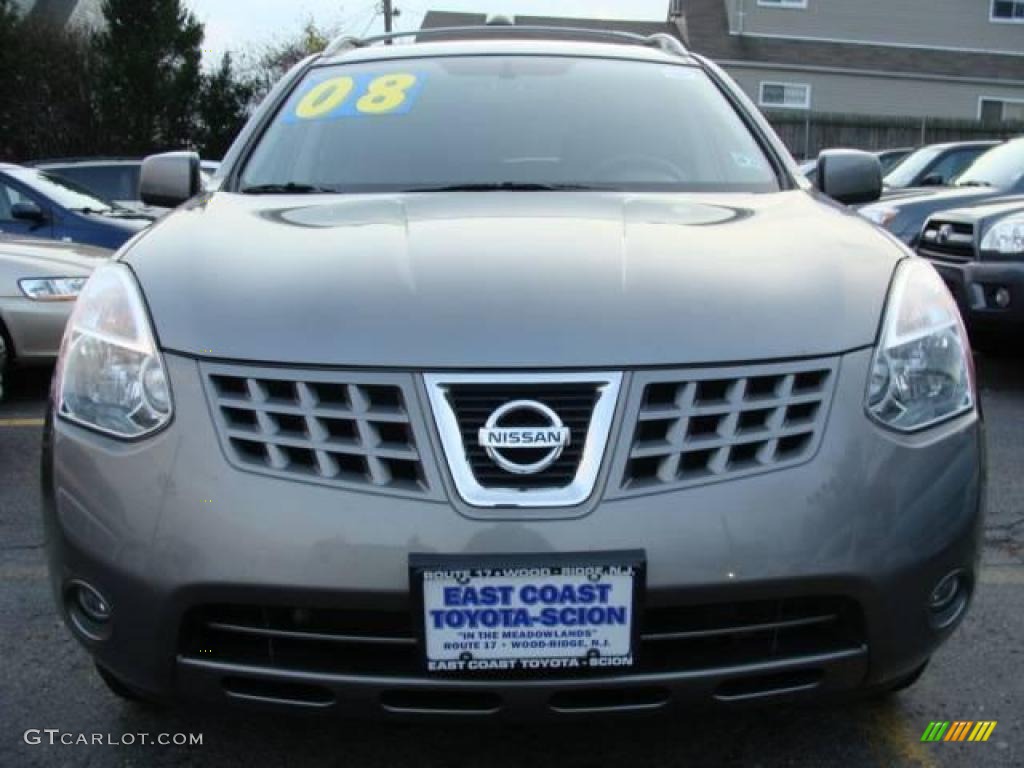 2008 Rogue SL AWD - Gotham Gray Metallic / Black photo #2