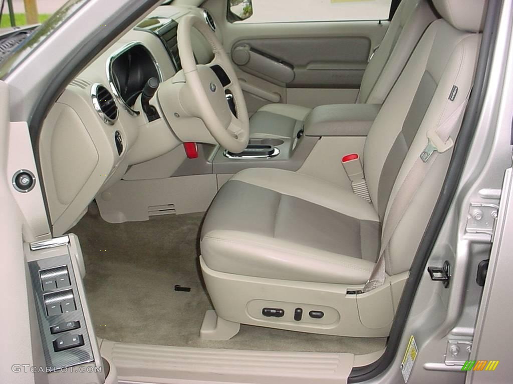 2006 Explorer XLT - Silver Birch Metallic / Camel photo #10