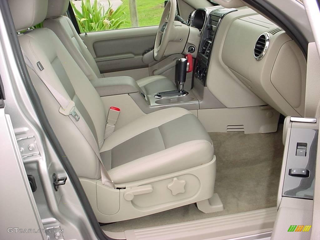 2006 Explorer XLT - Silver Birch Metallic / Camel photo #11