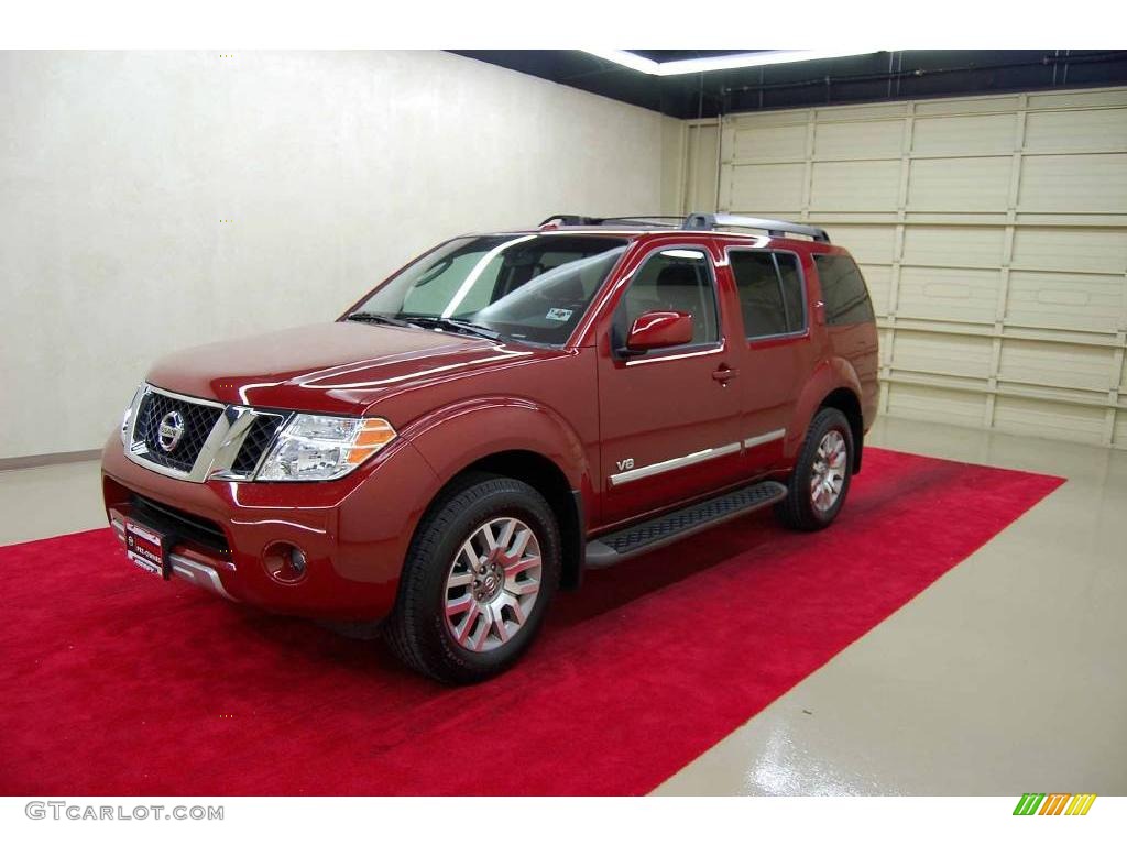 2008 Red Brawn Nissan Pathfinder LE V8 2107856 Photo 3 Car Color Galleries