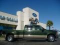 2000 Woodland Green Metallic Ford F350 Super Duty Lariat Crew Cab Dually  photo #2