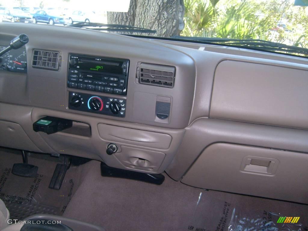 2000 F350 Super Duty Lariat Crew Cab Dually - Woodland Green Metallic / Medium Parchment photo #17