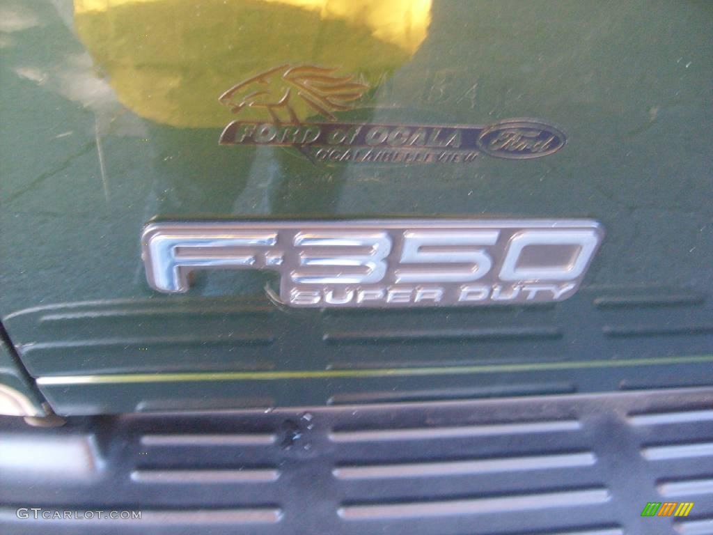 2000 F350 Super Duty Lariat Crew Cab Dually - Woodland Green Metallic / Medium Parchment photo #23