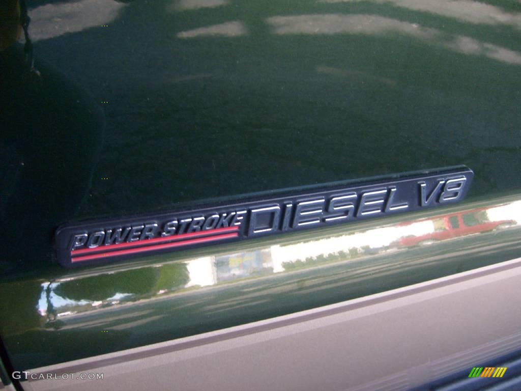 2000 F350 Super Duty Lariat Crew Cab Dually - Woodland Green Metallic / Medium Parchment photo #26