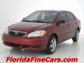 2007 Impulse Red Pearl Toyota Corolla CE  photo #1