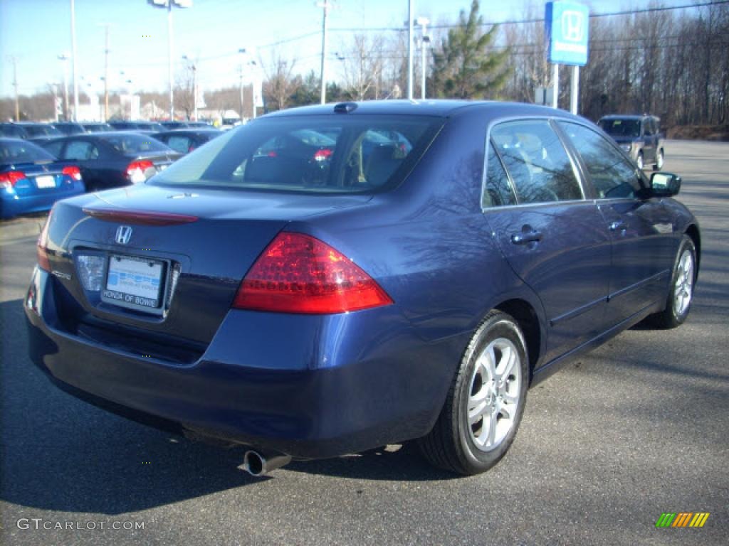 2006 Accord EX-L Sedan - Royal Blue Pearl / Gray photo #3