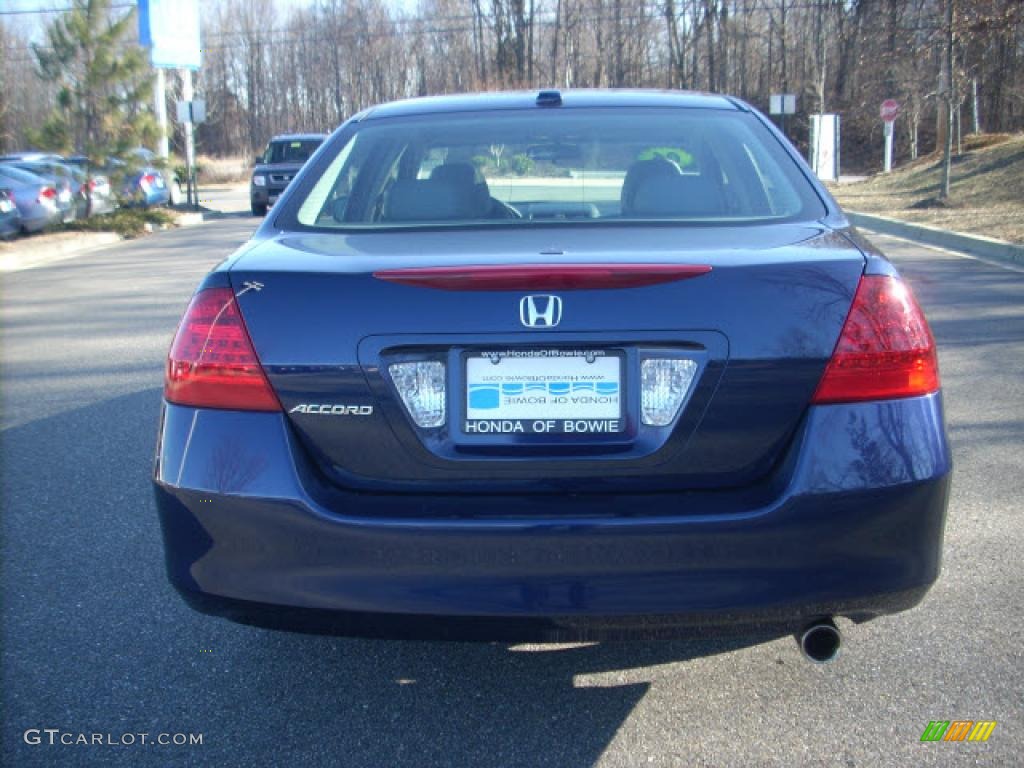 2006 Accord EX-L Sedan - Royal Blue Pearl / Gray photo #4