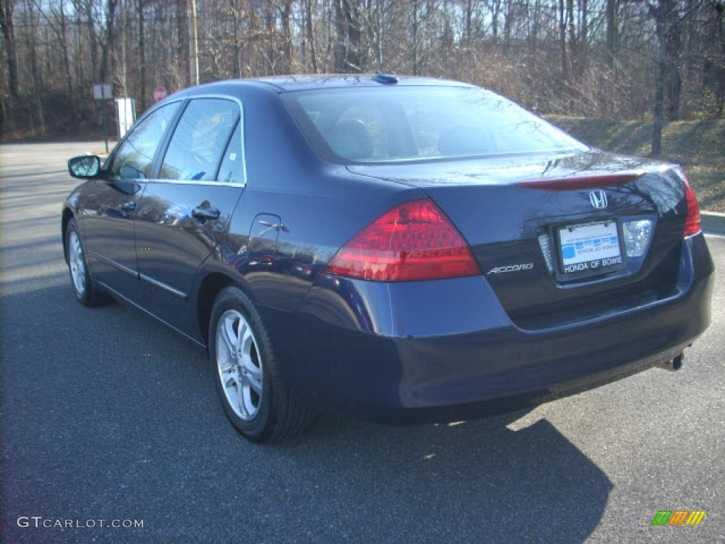 2006 Accord EX-L Sedan - Royal Blue Pearl / Gray photo #5
