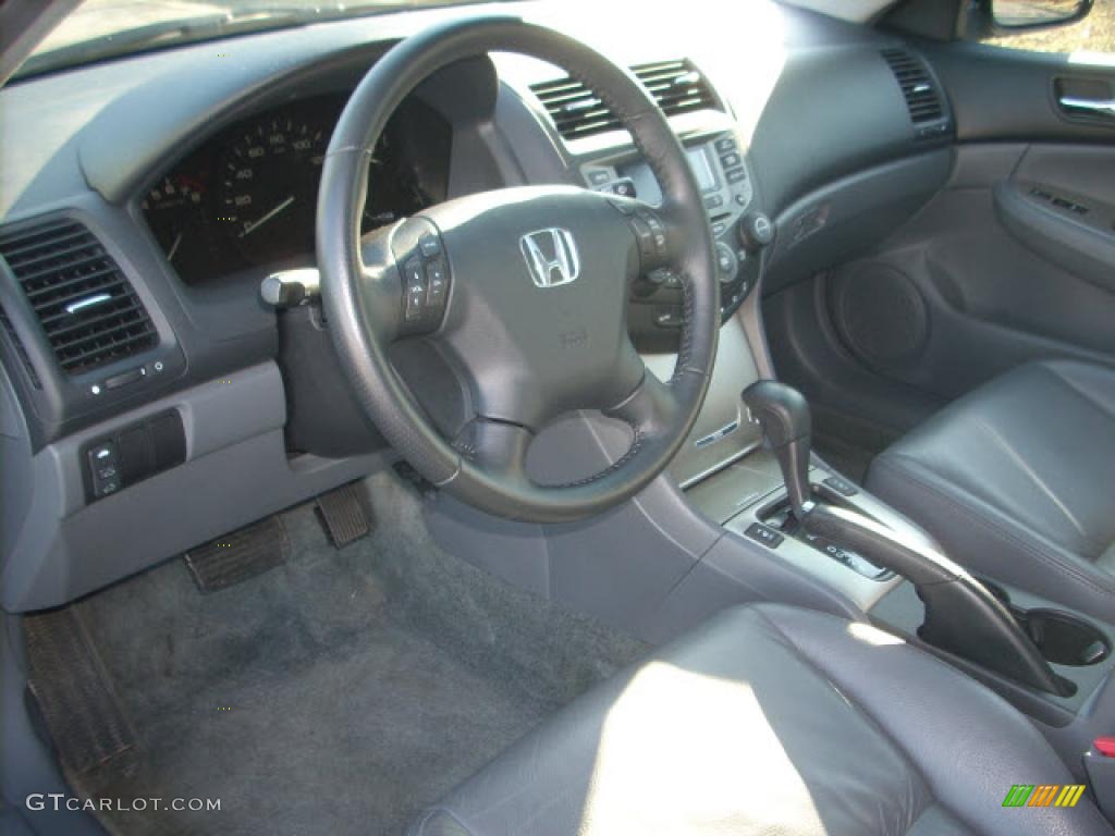 2006 Accord EX-L Sedan - Royal Blue Pearl / Gray photo #11