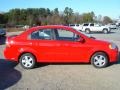 2009 Victory Red Chevrolet Aveo LT Sedan  photo #3