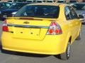 2009 Summer Yellow Chevrolet Aveo LT Sedan  photo #2