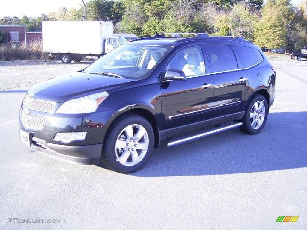 2010 Traverse LTZ AWD - Black Granite Metallic / Light Gray photo #1