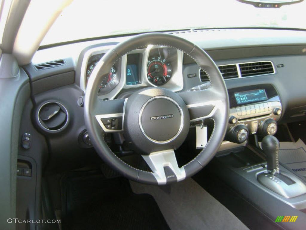 2010 Camaro SS Coupe - Cyber Gray Metallic / Gray photo #5