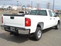 2009 Summit White Chevrolet Silverado 2500HD Work Truck Crew Cab  photo #2