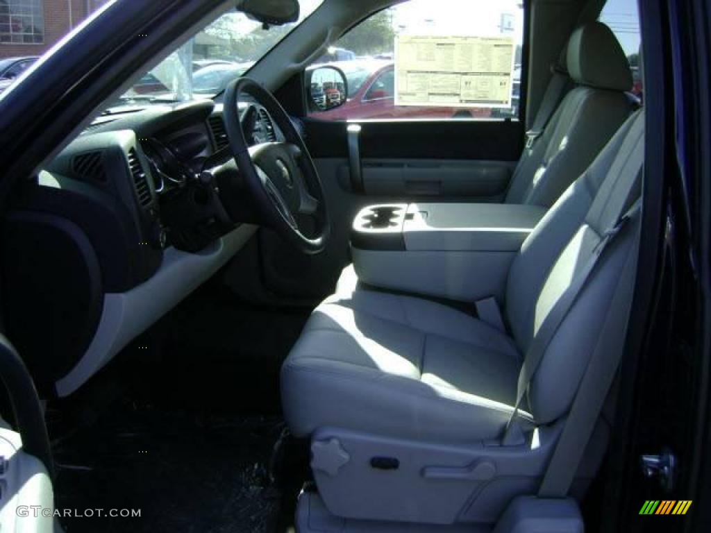 2009 Silverado 1500 LT Extended Cab 4x4 - Imperial Blue Metallic / Light Titanium photo #4