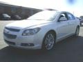 White Diamond Tricoat - Malibu LTZ Sedan Photo No. 1