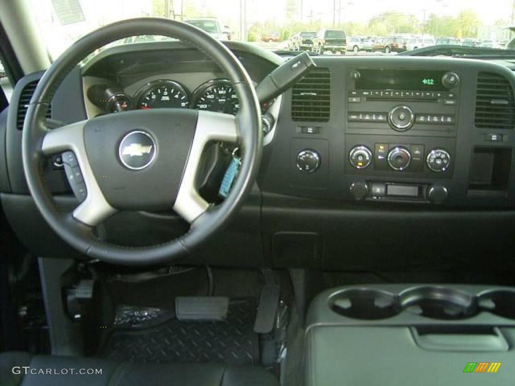 2008 Silverado 1500 LT Crew Cab 4x4 - Dark Blue Metallic / Ebony photo #20