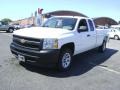 2009 Summit White Chevrolet Silverado 1500 Extended Cab 4x4  photo #1