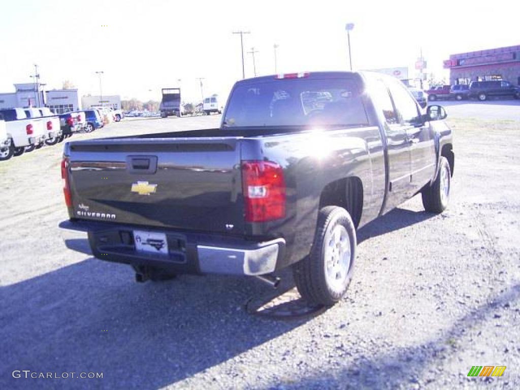 2009 Silverado 1500 LT Extended Cab - Black Granite Metallic / Ebony photo #5