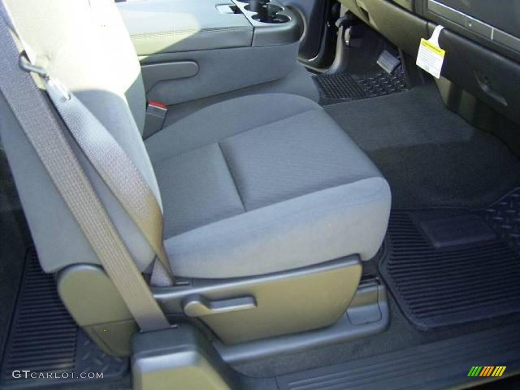 2009 Silverado 1500 LT Extended Cab - Black Granite Metallic / Ebony photo #14