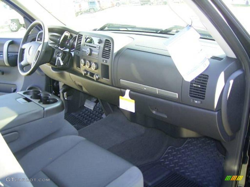 2009 Silverado 1500 LT Extended Cab - Black Granite Metallic / Ebony photo #15