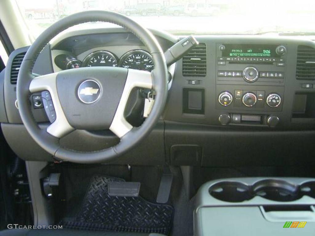 2009 Silverado 1500 LT Extended Cab - Black Granite Metallic / Ebony photo #20