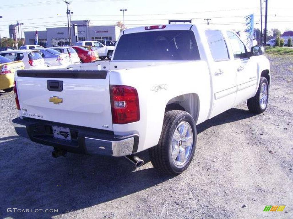 2009 Silverado 1500 LTZ Crew Cab 4x4 - Summit White / Ebony photo #5