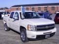 2009 Summit White Chevrolet Silverado 1500 LTZ Crew Cab 4x4  photo #6