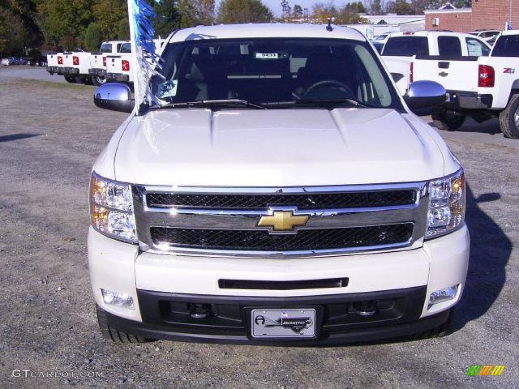 2009 Silverado 1500 LTZ Crew Cab 4x4 - Summit White / Ebony photo #7