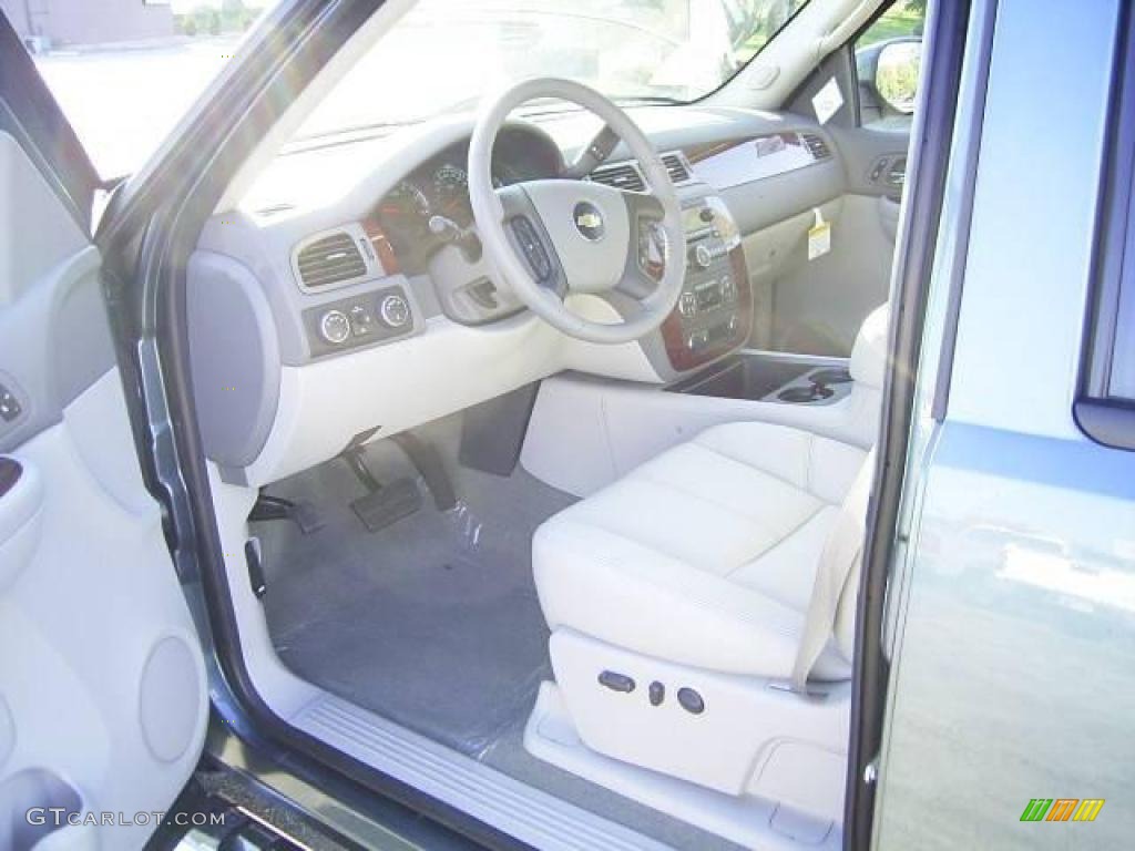 2009 Silverado 1500 LTZ Crew Cab 4x4 - Blue Granite Metallic / Light Titanium photo #25