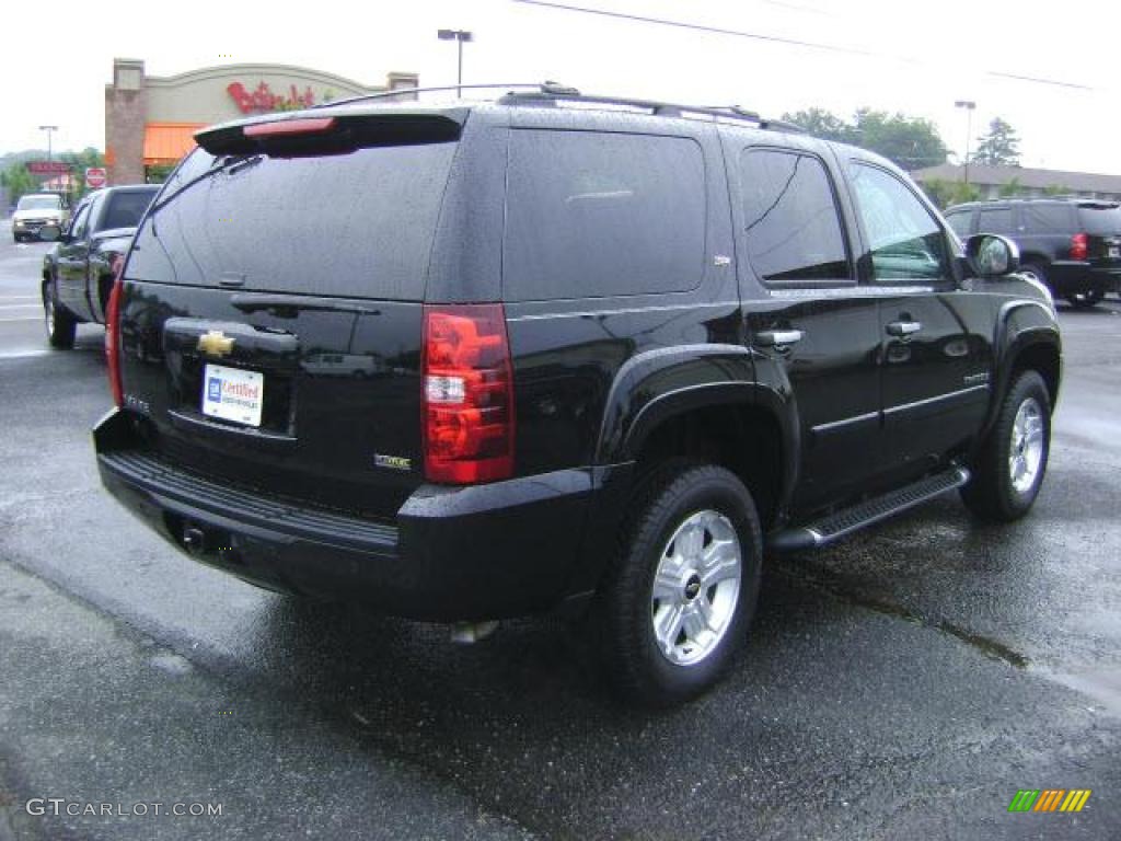 2008 Tahoe Z71 4x4 - Black / Light Cashmere/Ebony photo #2