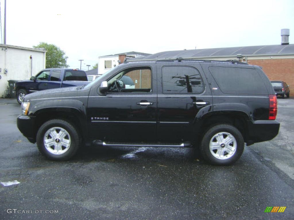 2008 Tahoe Z71 4x4 - Black / Light Cashmere/Ebony photo #3