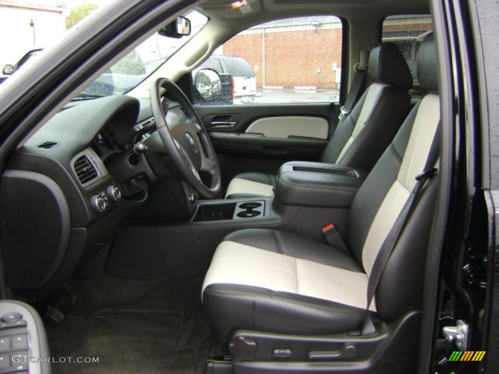 2008 Tahoe Z71 4x4 - Black / Light Cashmere/Ebony photo #4