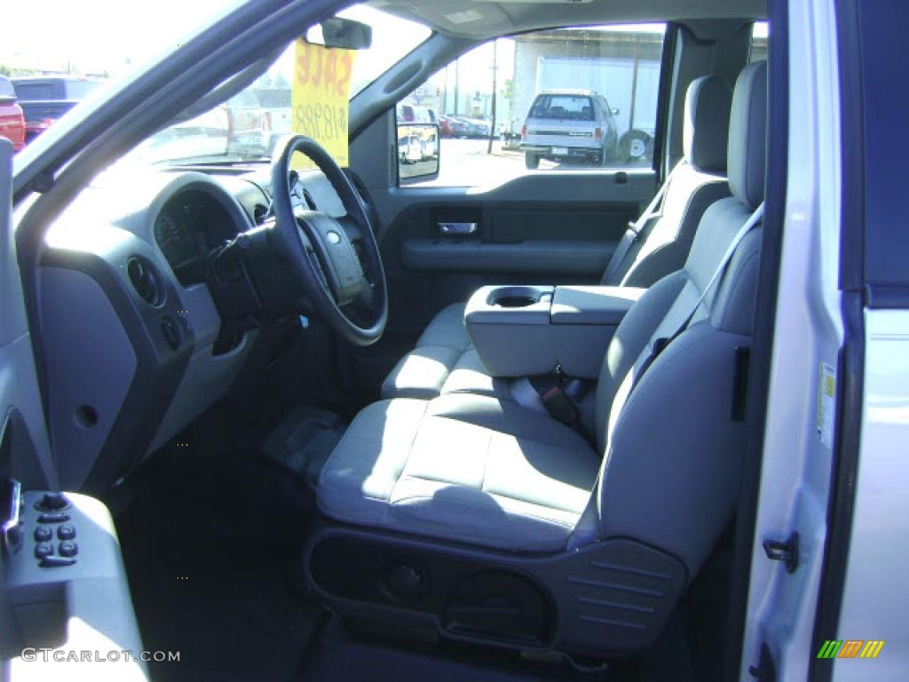 2006 F150 STX SuperCab - Silver Metallic / Medium/Dark Flint photo #4