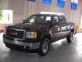 2008 Dark Crimson Metallic GMC Sierra 1500 SLE Crew Cab 4x4  photo #2