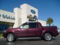 2007 Dark Cherry Metallic Ford Explorer Sport Trac Limited 4x4  photo #5