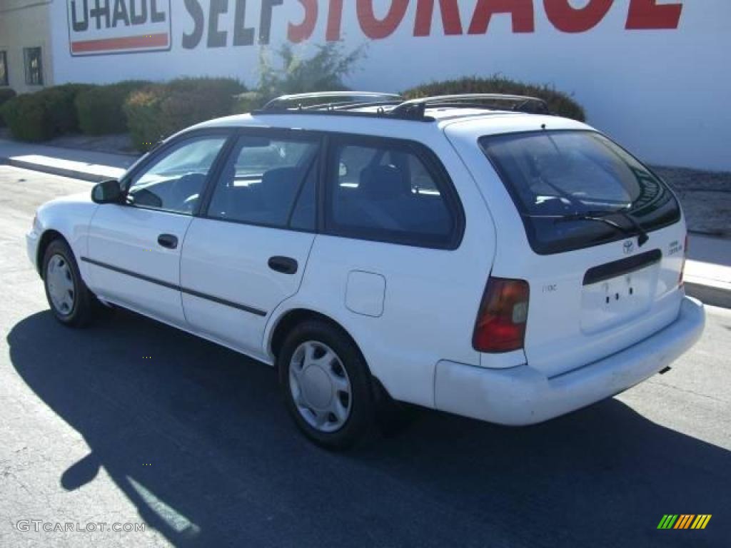 1996 Corolla DX Wagon - Super White / Gray photo #7