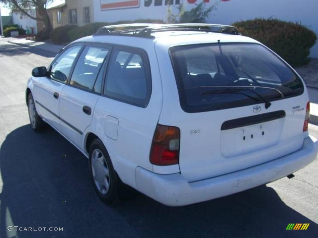 1996 Corolla DX Wagon - Super White / Gray photo #8